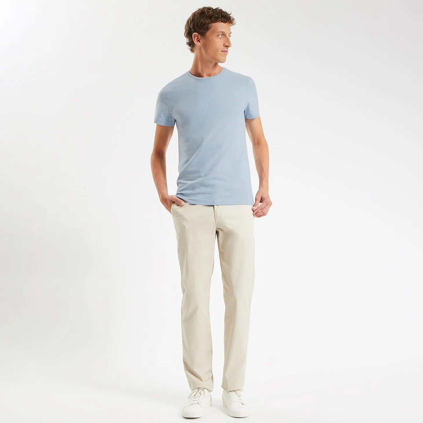 Shop Basic, effen T-shirt T-shirt