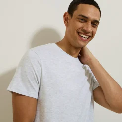 Store Basic, katoenen T-shirt met ronde hals T-shirt