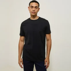 Hot Basic, katoenen T-shirt met ronde hals T-shirt