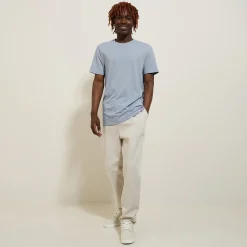 Clearance Basic, katoenen T-shirt met ronde hals T-shirt