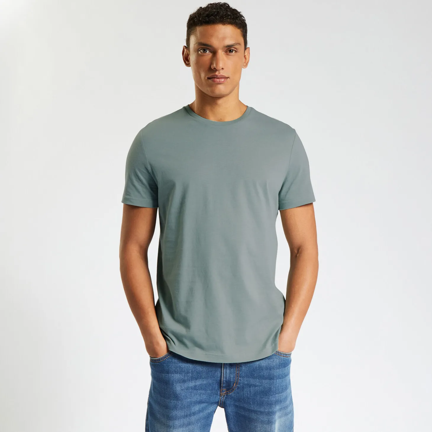 Shop Basic T-shirt met ronde hals T-shirt