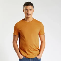 Cheap Basic T-shirt met ronde hals T-shirt