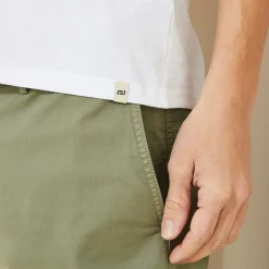 Online Basic T-shirt met V-hals in biokatoenn T-shirt