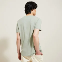 Flash Sale Basic T-shirt met V-hals in biokatoenn T-shirt