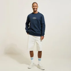 Clearance Bermuda in denim met loose snit Bermuda