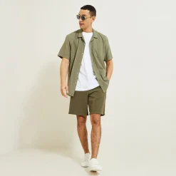 Online Bermuda in textuurstof Bermuda