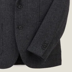 Flash Sale Blazerjasje met visgraatmotief Kostuumvest & Blazer