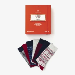 Store Box engelse versie van 7 paar fantasiesokken Sokken