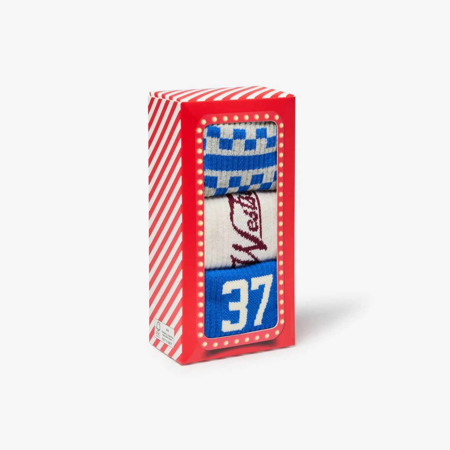 Cheap Box van 3 paar hoge sportsokken Sokken