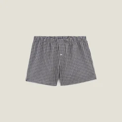 Hot Boxershort met ruitjes in biokatoen Boxershort