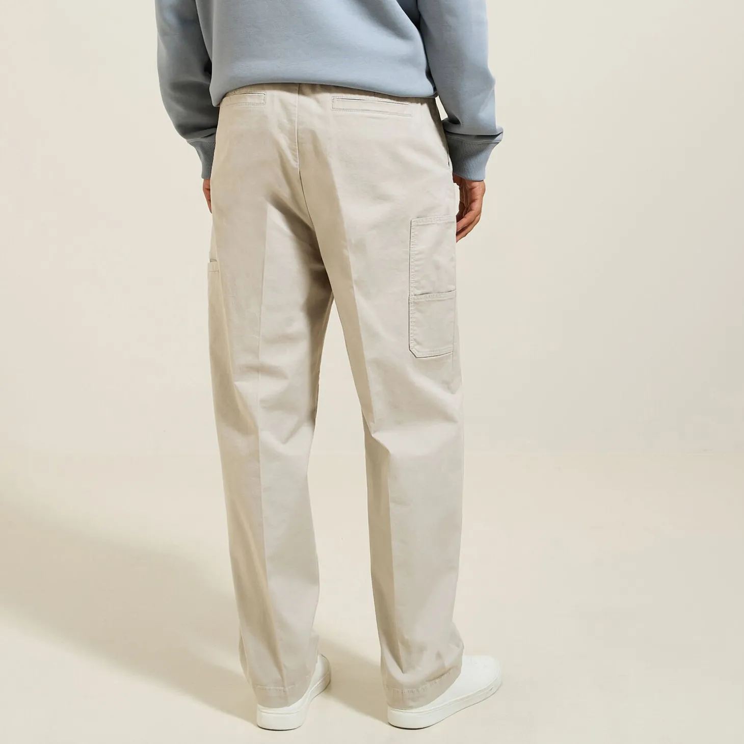 Hot Brede broek in cargostijl Cargo Broek|Broek Chino