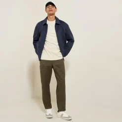 Shop Brede broek met cut-out details Broek Chino|Broek