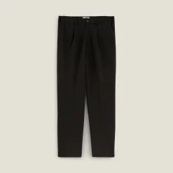 New Brede broek met plooien Broek