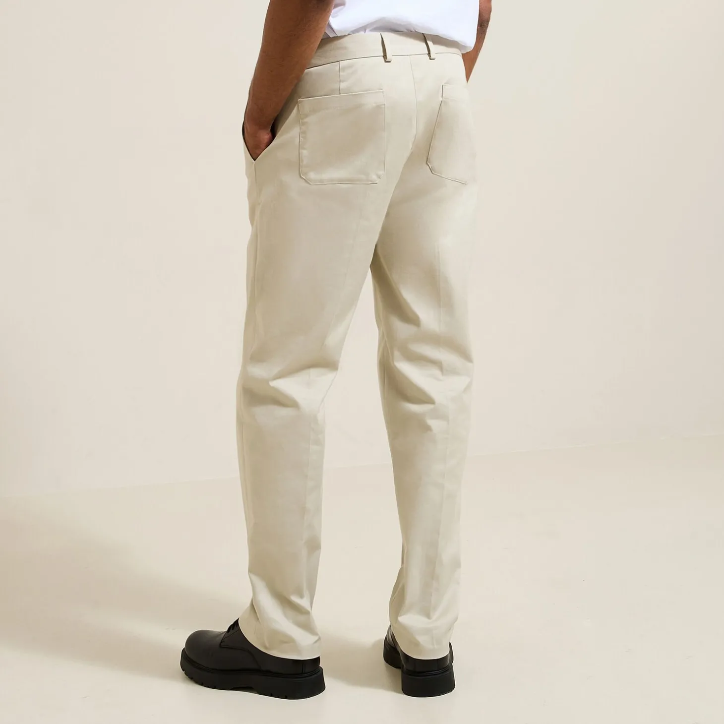 Outlet Brede broek met plooien Broek