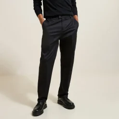 Sale Brede broek met plooien Broek