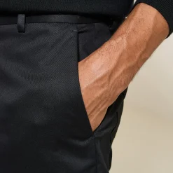 Sale Brede broek met plooien Broek