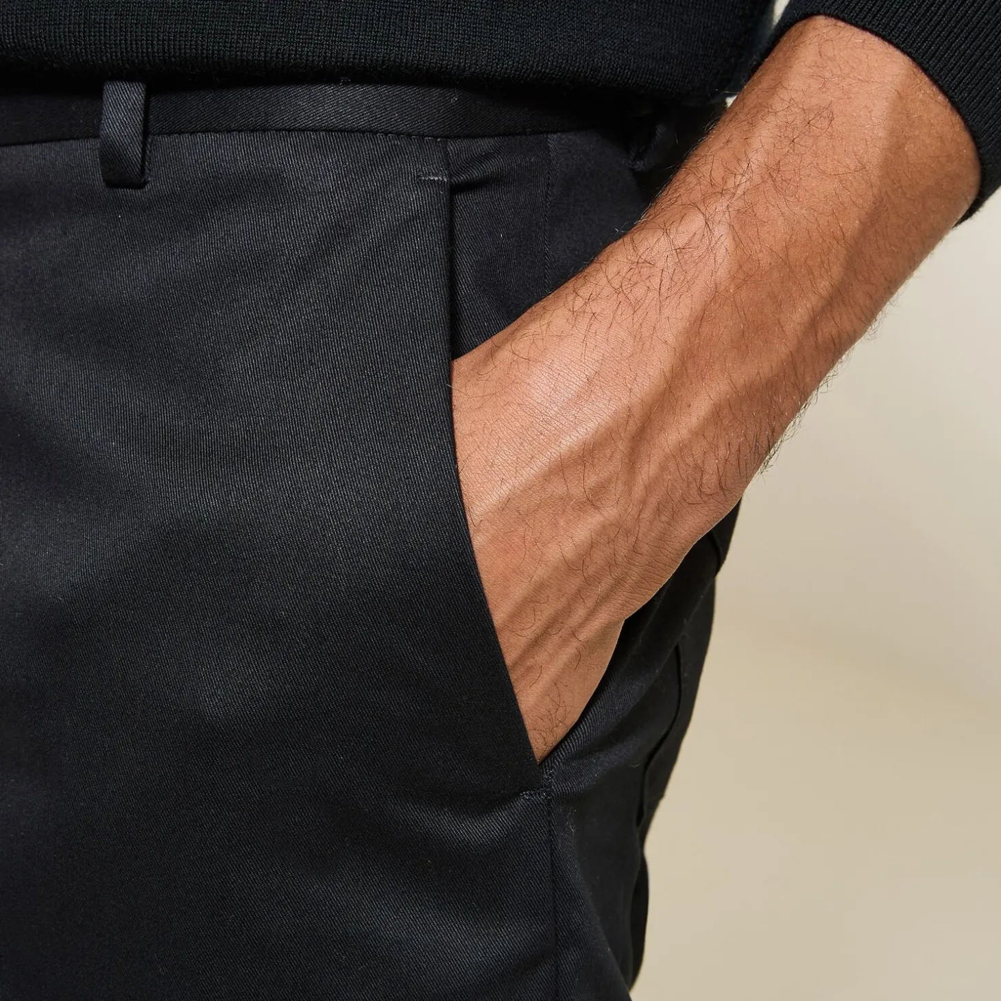 Sale Brede broek met plooien Broek