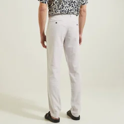 Flash Sale Broek in katoen en linnen met trekkoord Broek Chino|Broek