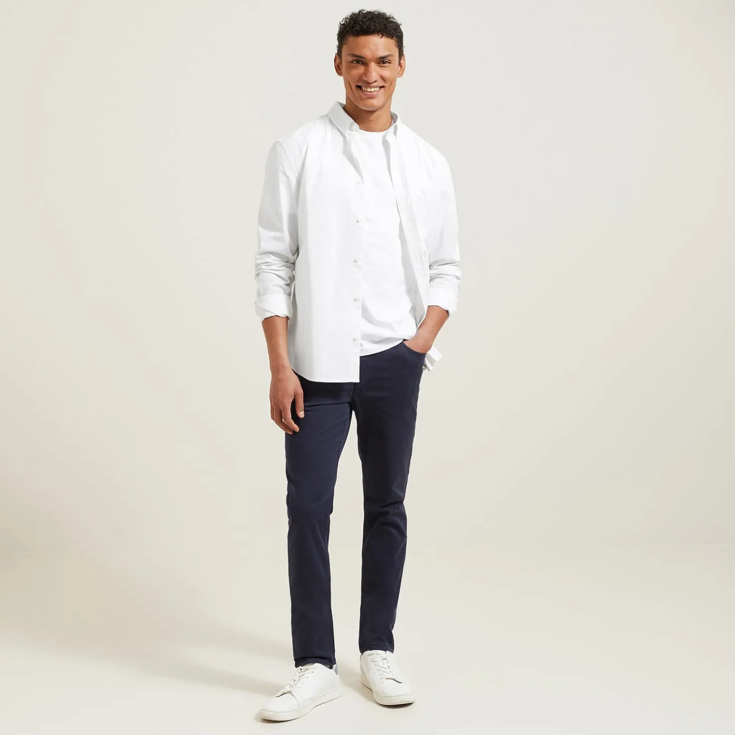 Fashion Broek met 5 zakken, Made in Francen Frmade In France|Broek Chino