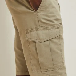 Online Cargobermuda met linnen Bermuda