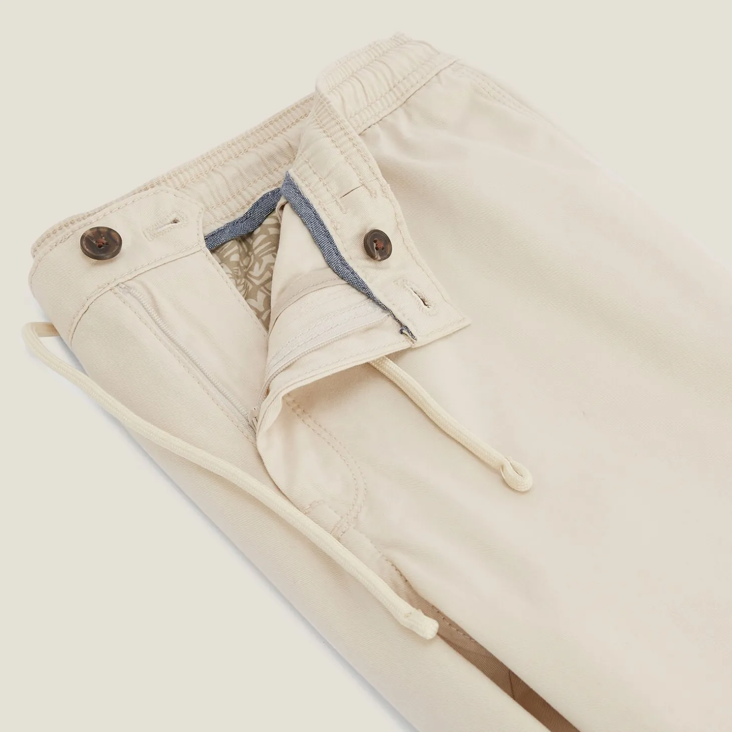 Flash Sale Chinobermuda met elastische taille Bermuda