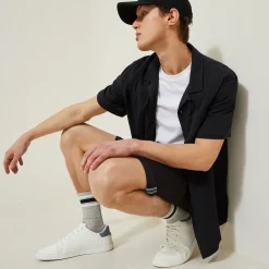 Discount Chinobermuda met elastische taille Bermuda