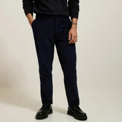 Fashion Comfortabele ribfluwelen kostuumbroek Kostuumbroek|Broek