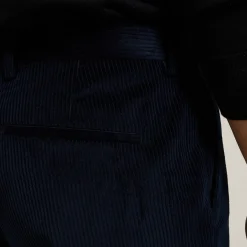 Fashion Comfortabele ribfluwelen kostuumbroek Kostuumbroek|Broek