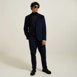 Fashion Comfortabele ribfluwelen kostuumbroek Kostuumbroek|Broek