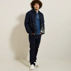 Outlet Denim jasje met teddyvoering Mantel & Jack