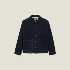 Outlet Denim jasje met teddyvoering Mantel & Jack