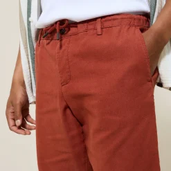 Hot Effen bermuda in katoen en linnen Bermuda