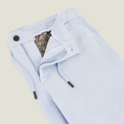 Online Effen bermuda in katoen en linnen Bermuda