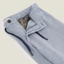 Outlet Effen bermuda in katoen en linnen Bermuda