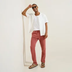 Store Effen broek in katoengaas Broek Chino|Broek