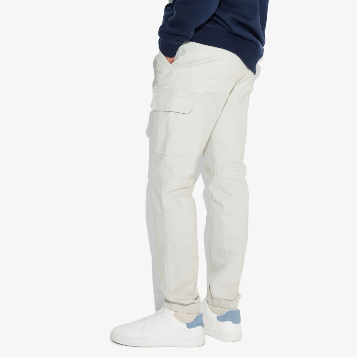 Flash Sale Effen cargobroek Broek Chino|Broek