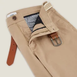 Discount Effen chinobermuda met riem Bermuda