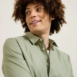 Hot Effen overhemd in piquékatoen Overhemd