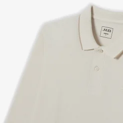 Hot Effen polo in piquékatoen, met lange mouwen Polo