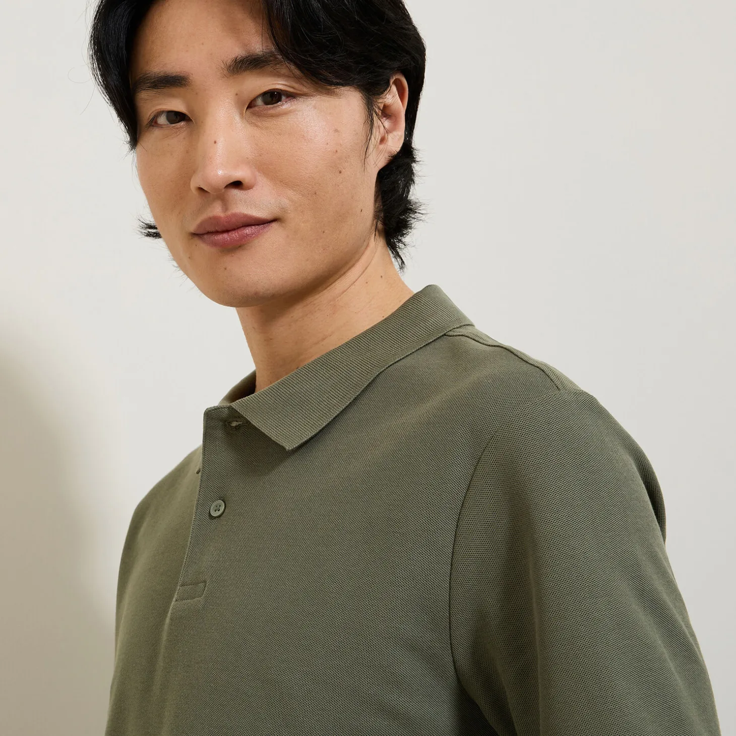 Hot Effen polo in piquékatoen met korte mouwen Polo