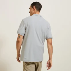 Fashion Effen polo in piquékatoen met korte mouwen Polo