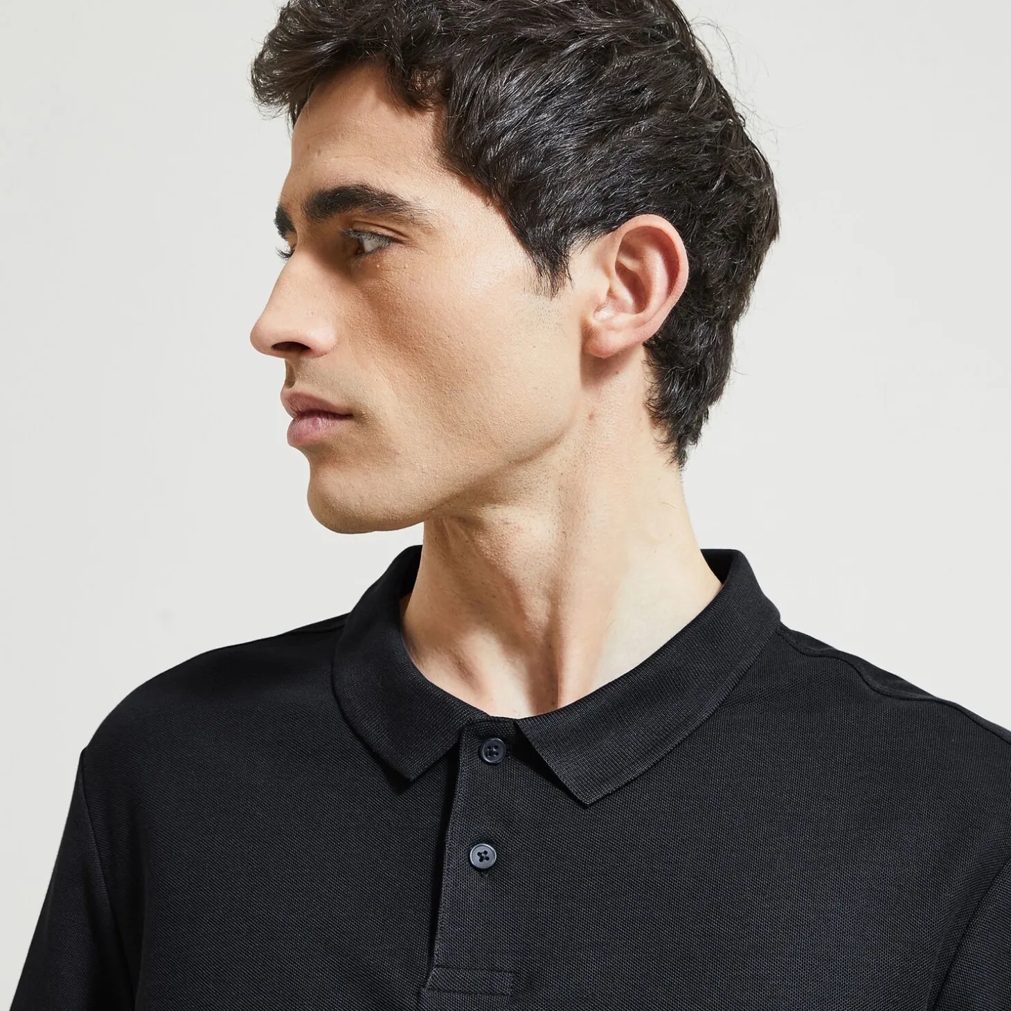 Fashion Effen polo in piquékatoen met korte mouwen Polo