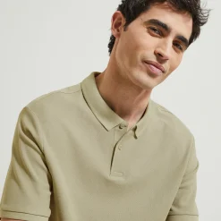Best Effen polo in piquékatoen met korte mouwen Polo