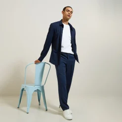 Store Effen relaxed broek Broek