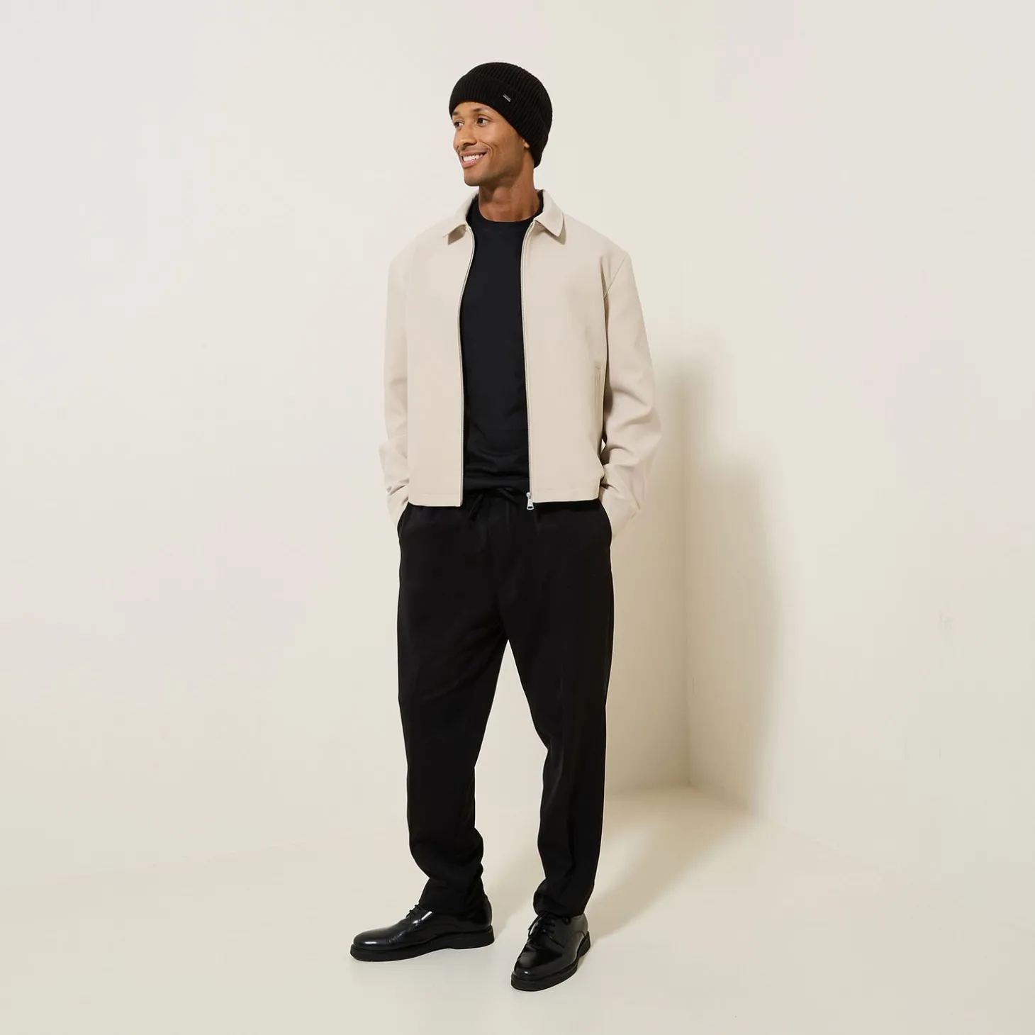 Sale Effen relaxed broek Broek