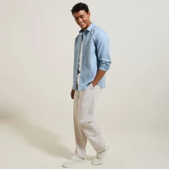 Flash Sale Effen relaxed broek Broek Chino|Broek