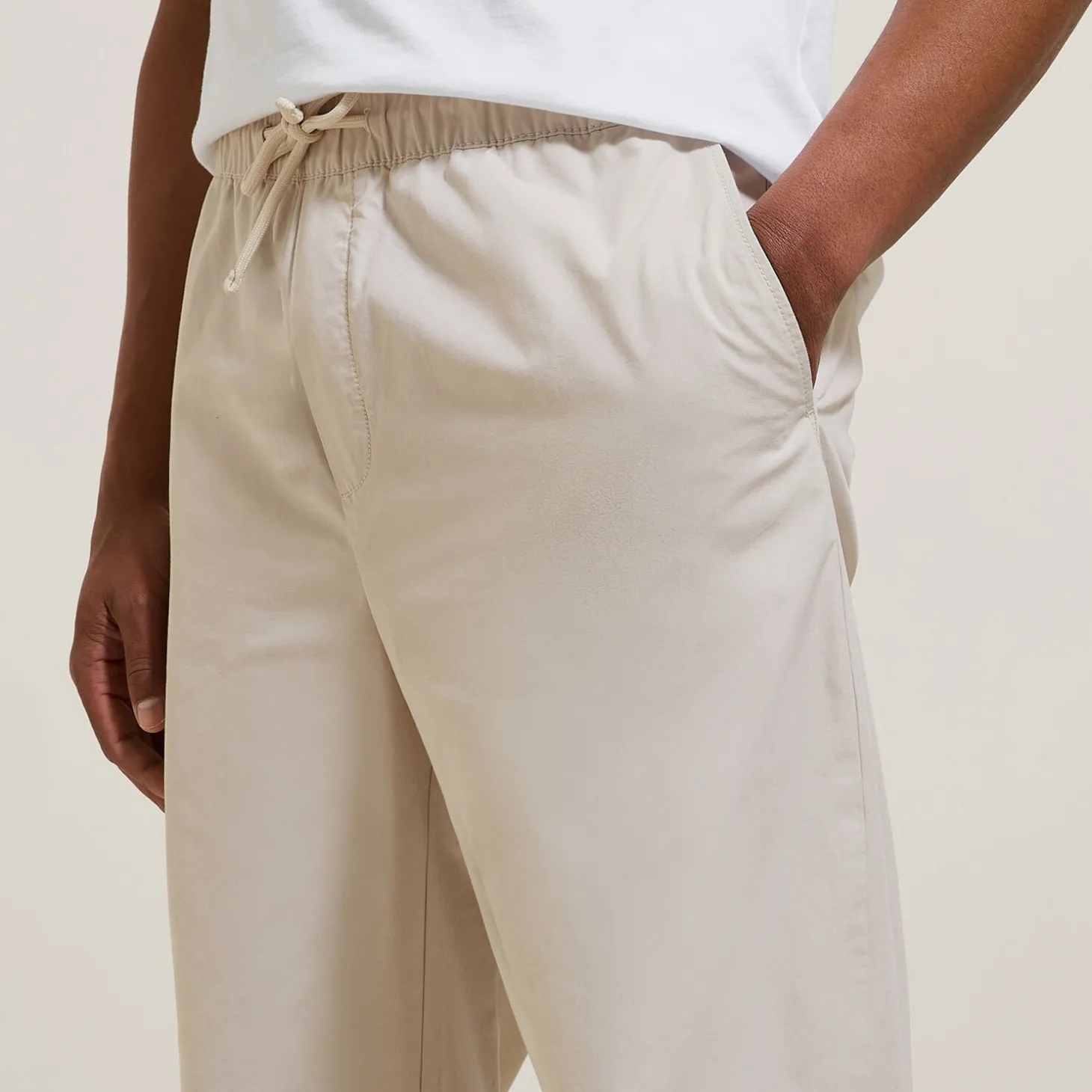 Flash Sale Effen relaxed broek Broek Chino|Broek