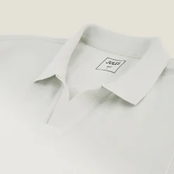 Cheap Effen relaxed polo met korte mouwen en resortkraag Polo