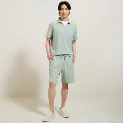 Discount Effen relaxed polo met korte mouwen en resortkraag Polo