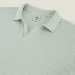 Discount Effen relaxed polo met korte mouwen en resortkraag Polo